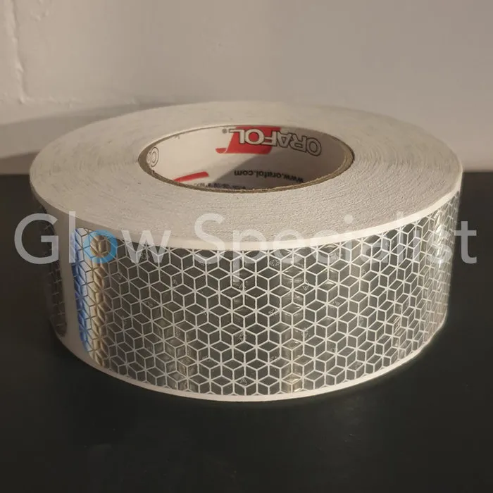 ORALITE® ORALITE REFLECTERENDE MARKERING STICKERS -WIT - PER METER (6 STICKERS)