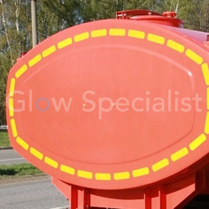 ORALITE® ORALITE REFLECTERENDE MARKERING STICKERS - GEEL - PER METER (6 STICKERS)