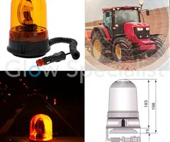 BEACON H1 'PULSAR' - MAGNETIC -12V - ORANGE