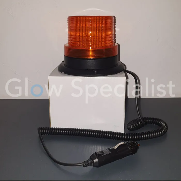 ZWAAILICHT FLASH - 12 - IP65 - MAGNETISCH - ORANJE