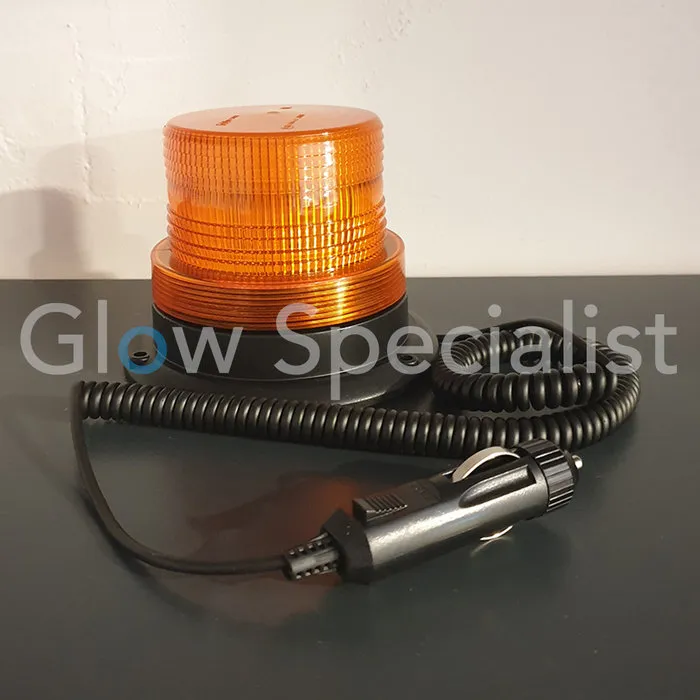 ZWAAILICHT FLASH - 12 - IP65 - MAGNETISCH - ORANJE