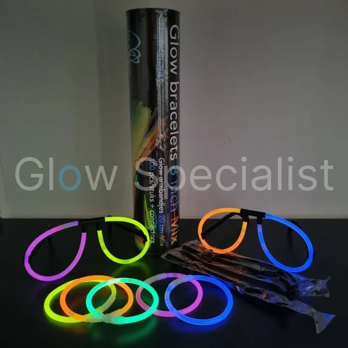 Glow Specialist GLOWBRIL PAKKET: 10 BRILLEN EN 80 ARMBANDEN