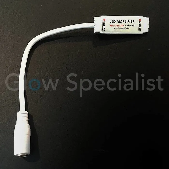 RGB LED Micro Amplifier – Mini Versterker voor RGB LED Strips & Armaturen
