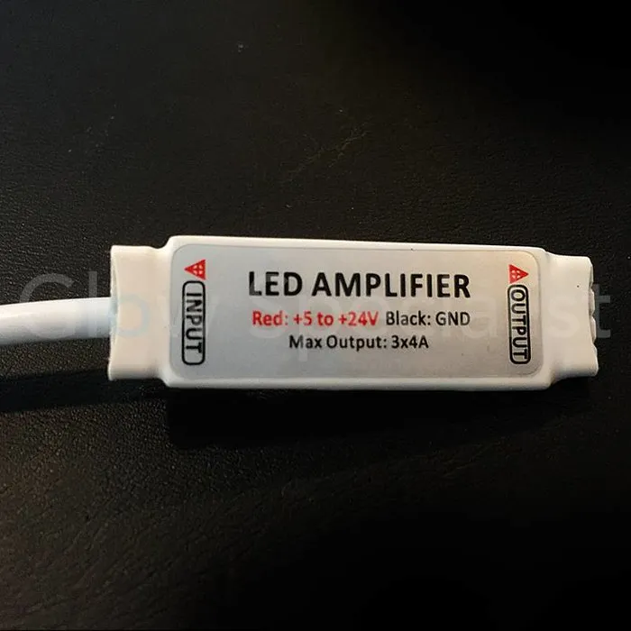 RGB LED Micro Amplifier – Mini Signal Booster for RGB LED Strips & Fixtures