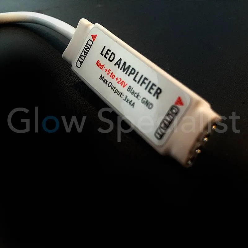 RGB LED Micro Amplifier – Mini Versterker voor RGB LED Strips & Armaturen