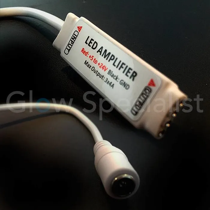 RGB LED Micro Amplifier – Mini Signal Booster for RGB LED Strips & Fixtures