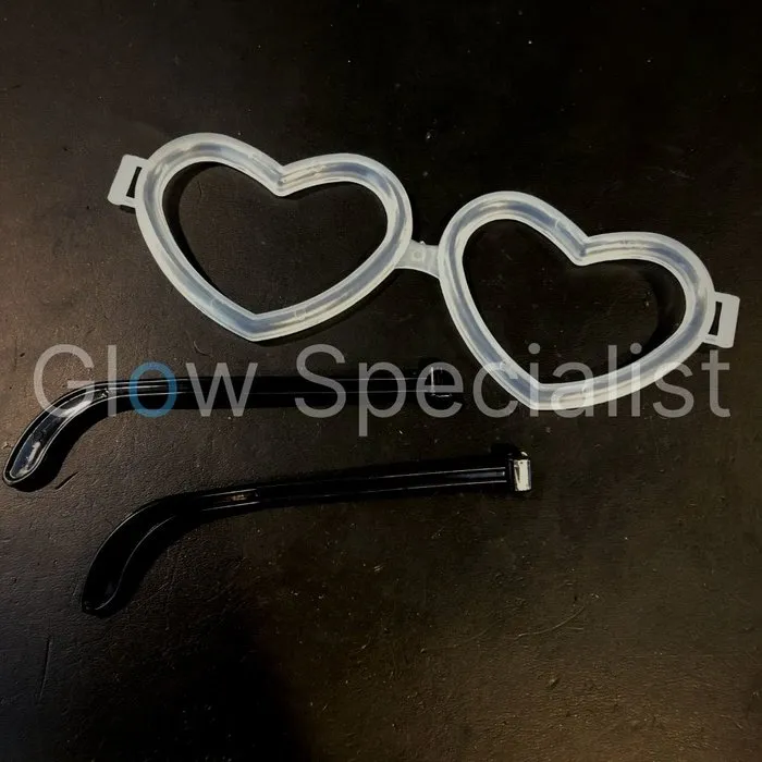 Glow Specialist FRAME FOR GLOW GLASSES  - HEART - EXCL.GLOWSTICKS