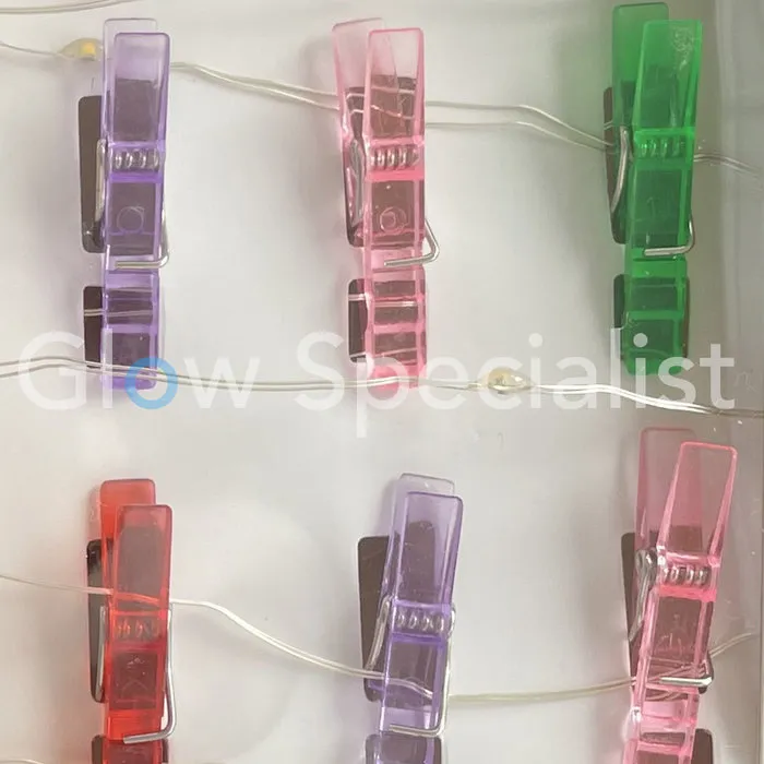 PICTURE GARLAND WITH LIGHT AND 16 CLIPS - 3 METER