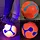 UV / BLACKLIGHT FOOTBALL - SIZE 5 - 4 COLORS