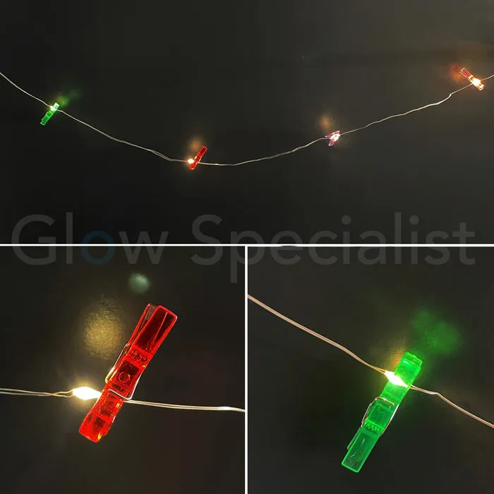PICTURE GARLAND WITH LIGHT AND 16 CLIPS - 3 METER