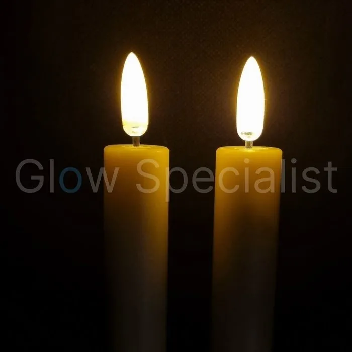 Simuflame LED SIMUFLAME KAARSEN MET AFSTANDSBEDIENING - IVOOR - SET VAN 2