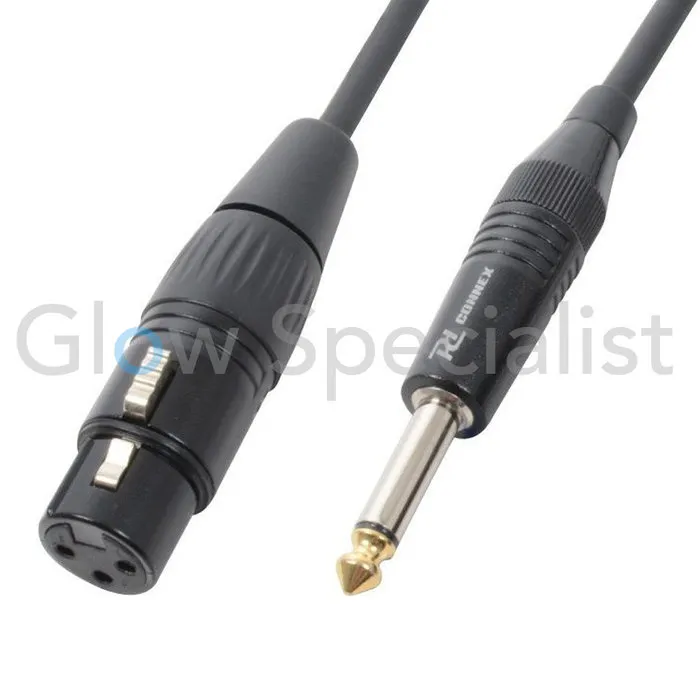 Pd Connex POWER DYNAMICS CONNEX - CABLE XLR FEMALE STEREO - 6,3 MM MONO - 6 METER
