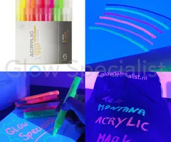 Montana Cans MONTANA ACRYLIC PAINT MARKER SET - FLUOR - 2 MM