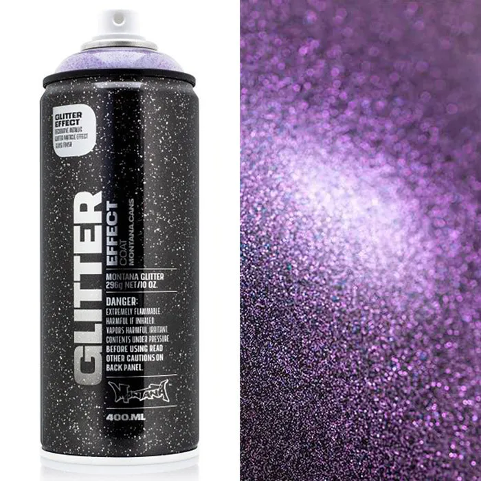 Montana Cans MONTANA EFFECT - GLITTER -  AMETHYST - 400 ML