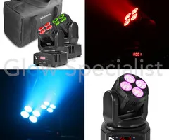 BeamZ MHL36 MOVING HEAD SET VAN 2 STUKS IN TAS