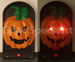 HALLOWEEN DEURBEL -  MET LICHT EN GELUID - POMPOEN