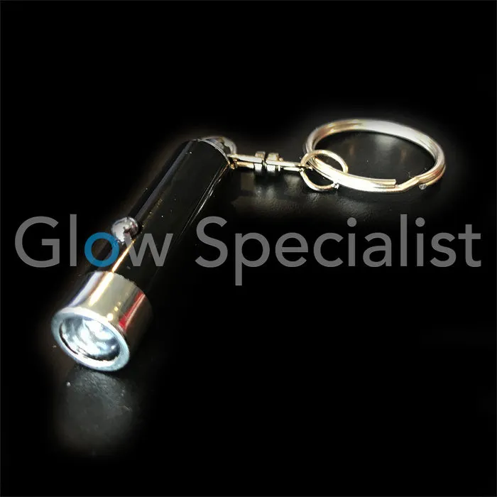 UV Mini Zaklampje Sleutelhanger – 395nm UV LED – Compact Keylight