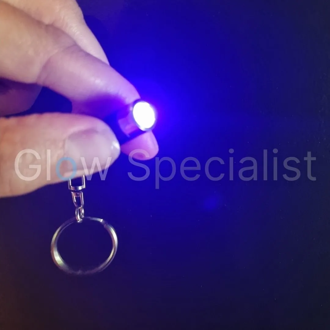 UV Mini Flashlight Keychain – 395nm UV LED – Compact Keylight