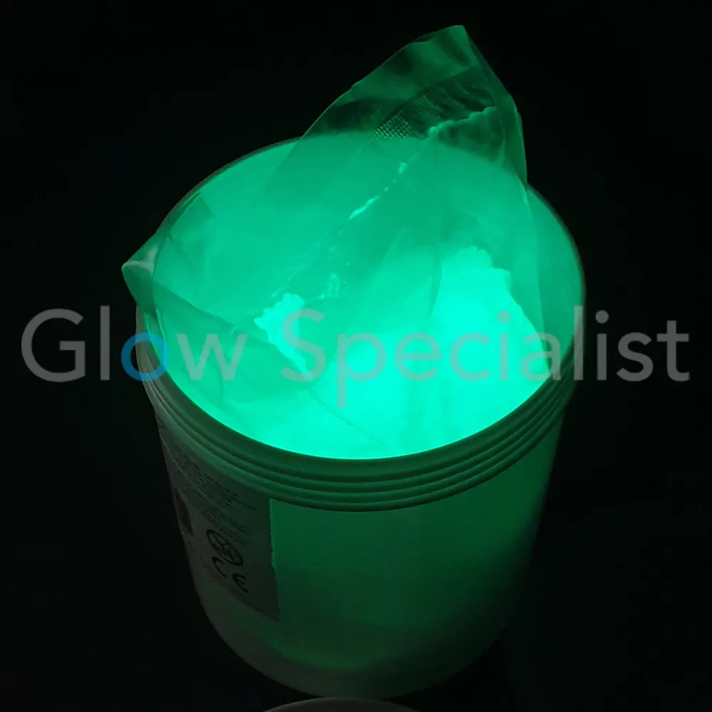 Glow Specialist Glow in the Dark Pigment – Uncoated – 1 KG – High‑Quality Luminous Powder for Paint, Epoxy & Resin