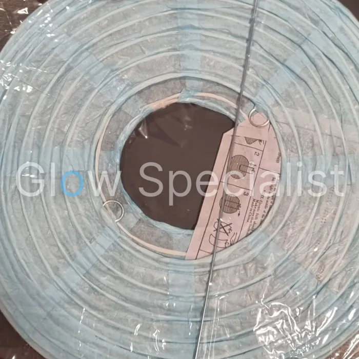 LIGHT BLUE PAPER LANTERN - FROM PER PIECE