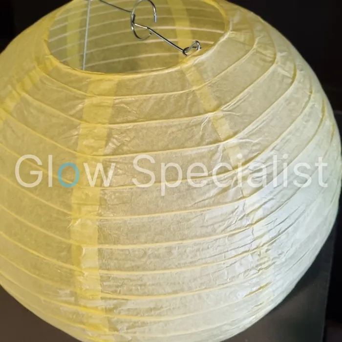 YELLOW PAPER LAMPION - PER PIECE FROM