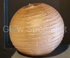 GOUDEN PAPIEREN LAMPION - PER STUK VANAF