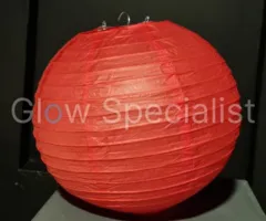 RODE PAPIEREN LAMPION - PER STUK VANAF