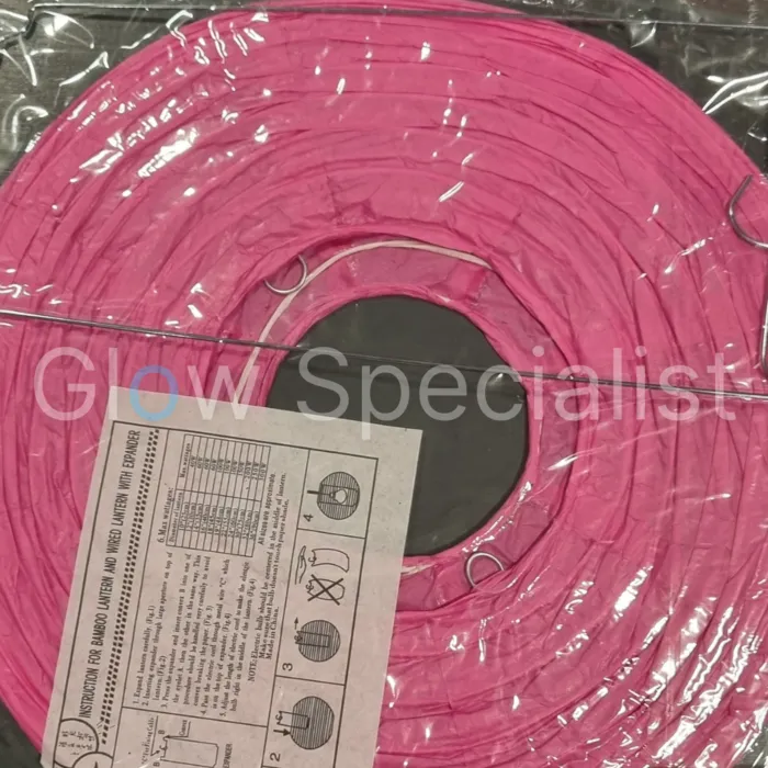 CANDY PINK  PAPER LAMPION - PER PIECE FROM