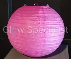 CANDY PINK PAPER LAMPION - PER PIECE FROM