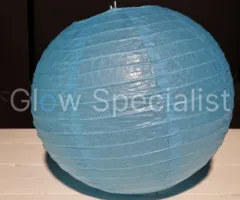 BLAUWE PAPIEREN LAMPION - PER STUK VANAF