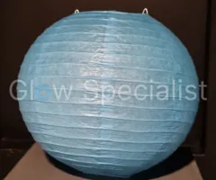 BLUE  PAPER LAMPION - PER PIECE FROM