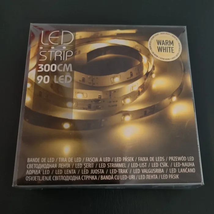 LED STRIP - 3 METER - 90 LED - WARM WIT