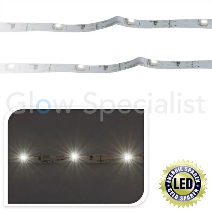 LED Strip – 3 Meter – 90 Cool White LEDs – Battery Powered – For Mirrors, Closets, Signage & Décor