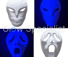 Glow Specialist UV HALLOWEEN MASKER - PAPIER MACHÉ - 2 ASSORTI