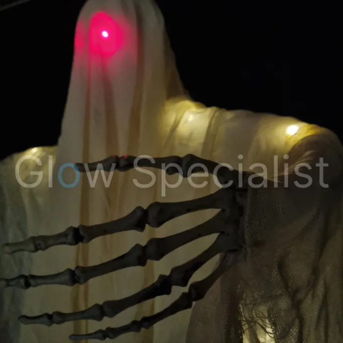 Europalms HALLOWEEN GHOST WITH RED LED EYES - 180 CM