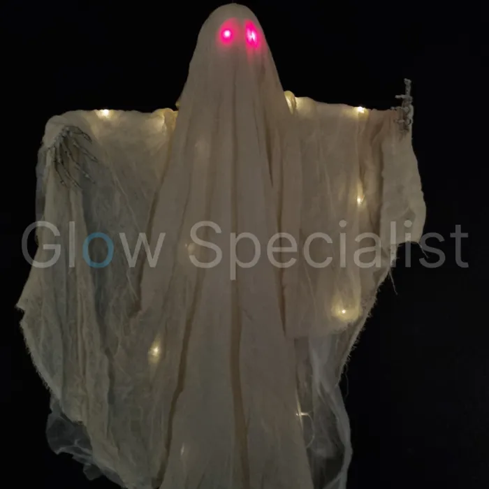 Europalms HALLOWEEN SPOOK MET RODE LED OGEN - 180 CM