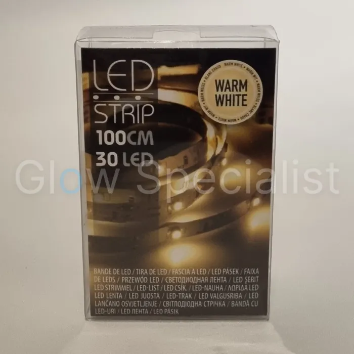 LED STRIP - 1 METER - 30 LED - WARM WIT