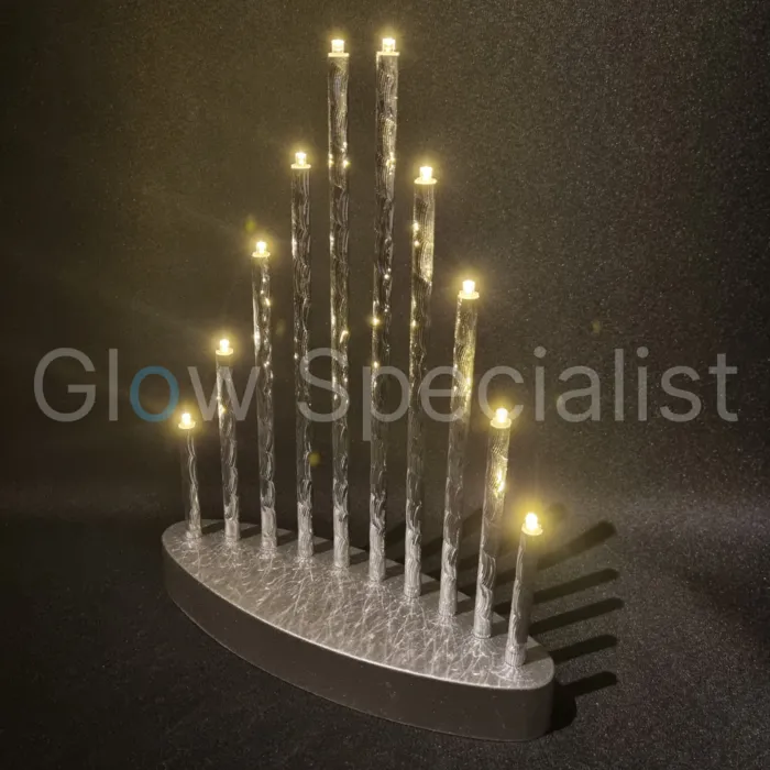 CANDLE BRIDGE WITH 10 CHRISTMAS LIGHTS