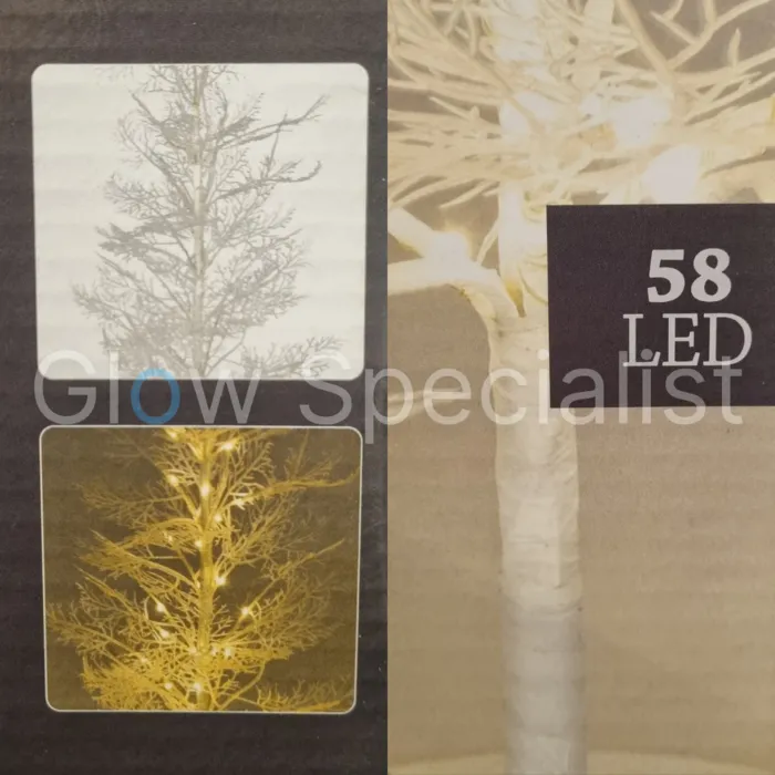 LED BOOMPJE MET 58 LED - WARM WIT - 90 CM - IP44