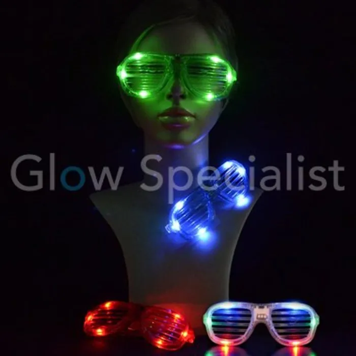 LED Glasses Shutter – Eye-catching LED party glasses for parties & festivals