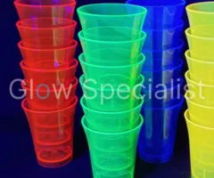 Glow Specialist UV/BLACKLIGHT - NEON SHOT GLASS - 24 PIECES