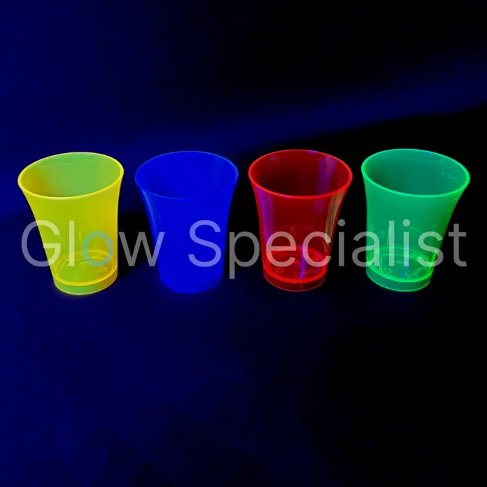Glow Specialist UV/BLACKLIGHT - NEON SHOT GLASS - 24 PIECES