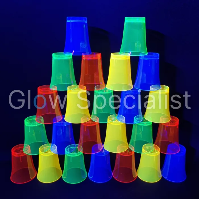 Glow Specialist UV/BLACKLIGHT - NEON SHOT GLASS - 24 PIECES