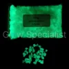 Glow Specialist GLOW IN  THE DARK - GLAS STEENTJES - GEEL/GROEN - 3-5 MM