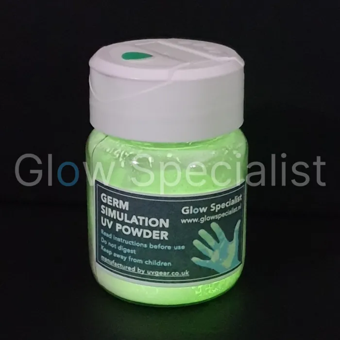 UV Germ Simulation Poeder – Hygiënetraining onder UV‑licht