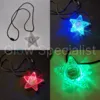 NECKLACE WITH FLASHING LED STAR