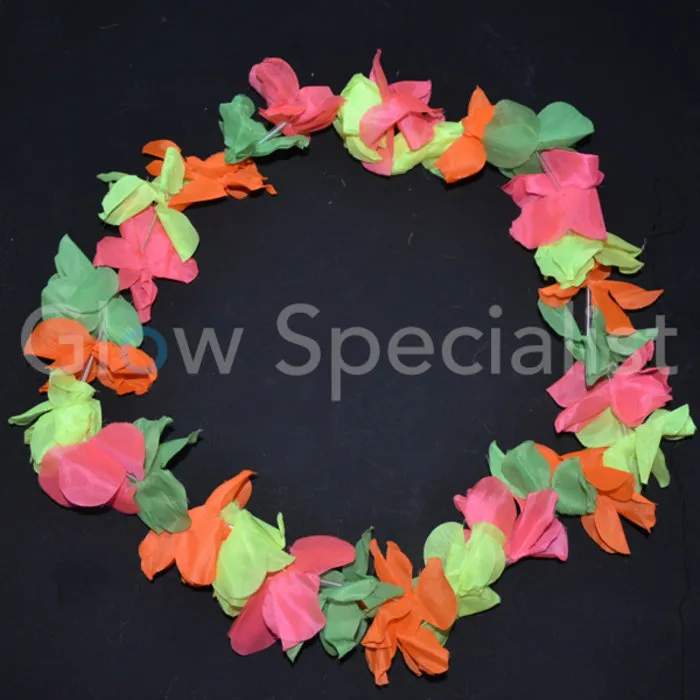 Glow Specialist UV/BLACKLIGHT HAWAII NECKLAGE - MULTICOLOR - 12 PIECES