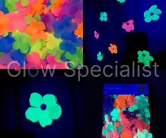 UV / BLACKLIGHT HAWAII PETALS - 300 PIECES