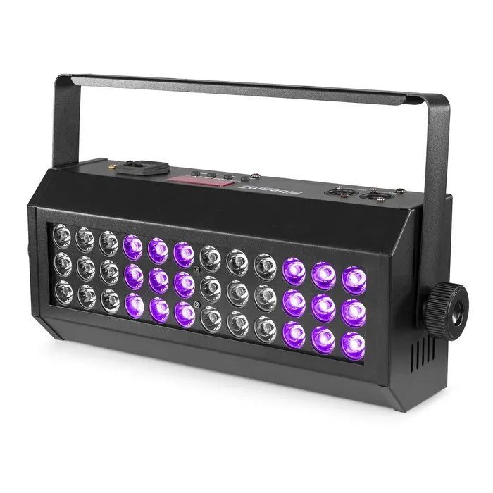 BeamZ BeamZ Flood36UV Blacklight / UV Floodlight – 36×3W UV LED for Large Venues