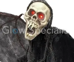 HALLOWEEN VLEERMUIS GEEST - MET RODE LED OGEN